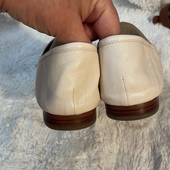 EUC Coach Haley Leather Loafer in Chalk size 8.5 - Picture 5 of 7